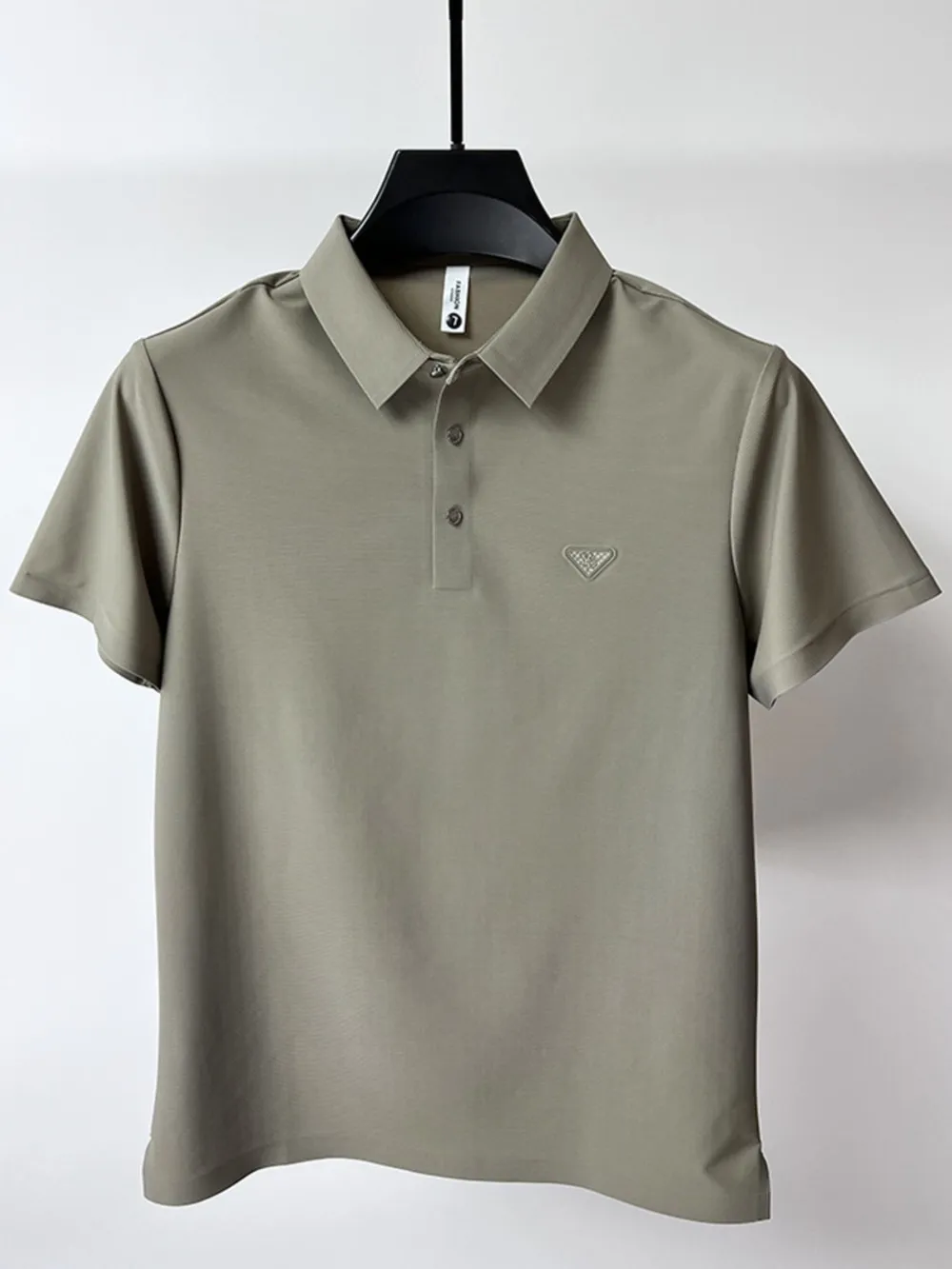 Men's Plus Size Short Sleeve Casual Polo with Classic Collar, image 7