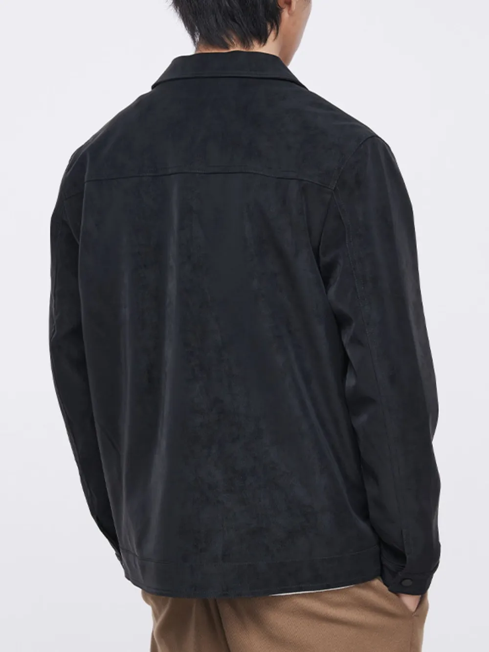 Men's Plus Size Button Up Long Sleeve Jacket, image 7