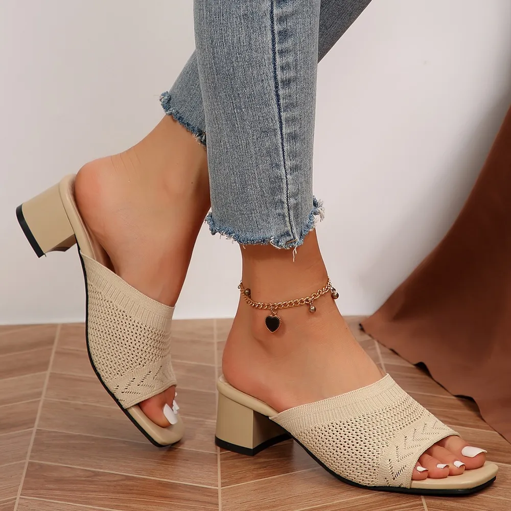 Open Toe Block Heel Sandals, image 5