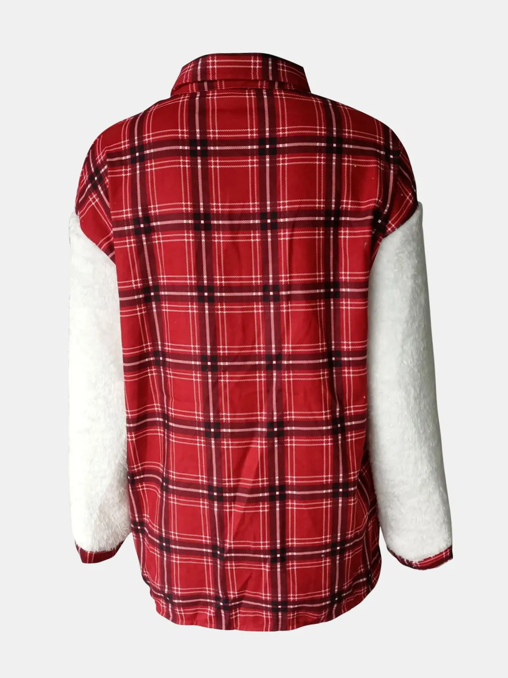 Fuzzy Button Up Long Sleeve Jacket, image 20