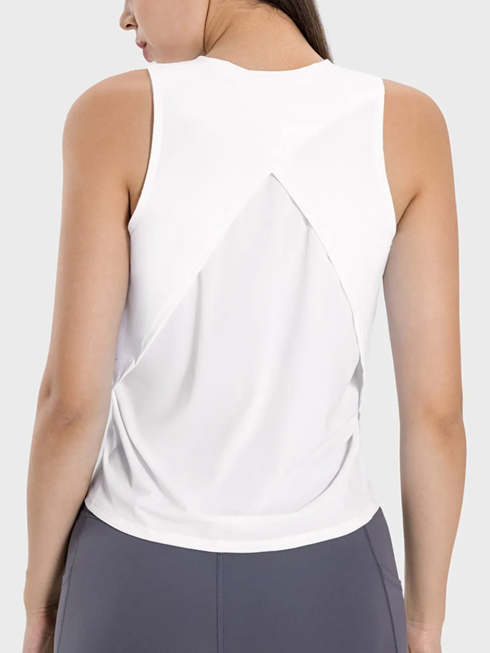 Round Neck Active Tank, image 10