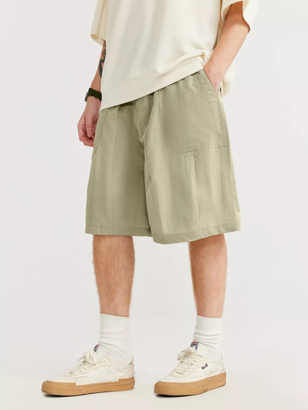 Men's Loose-Fit Drawstring Shorts, image 5