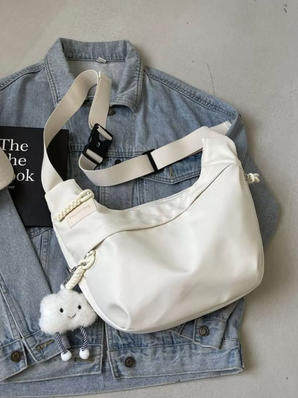 Lightweight Cloud Charm Crossbody Bag, image 4