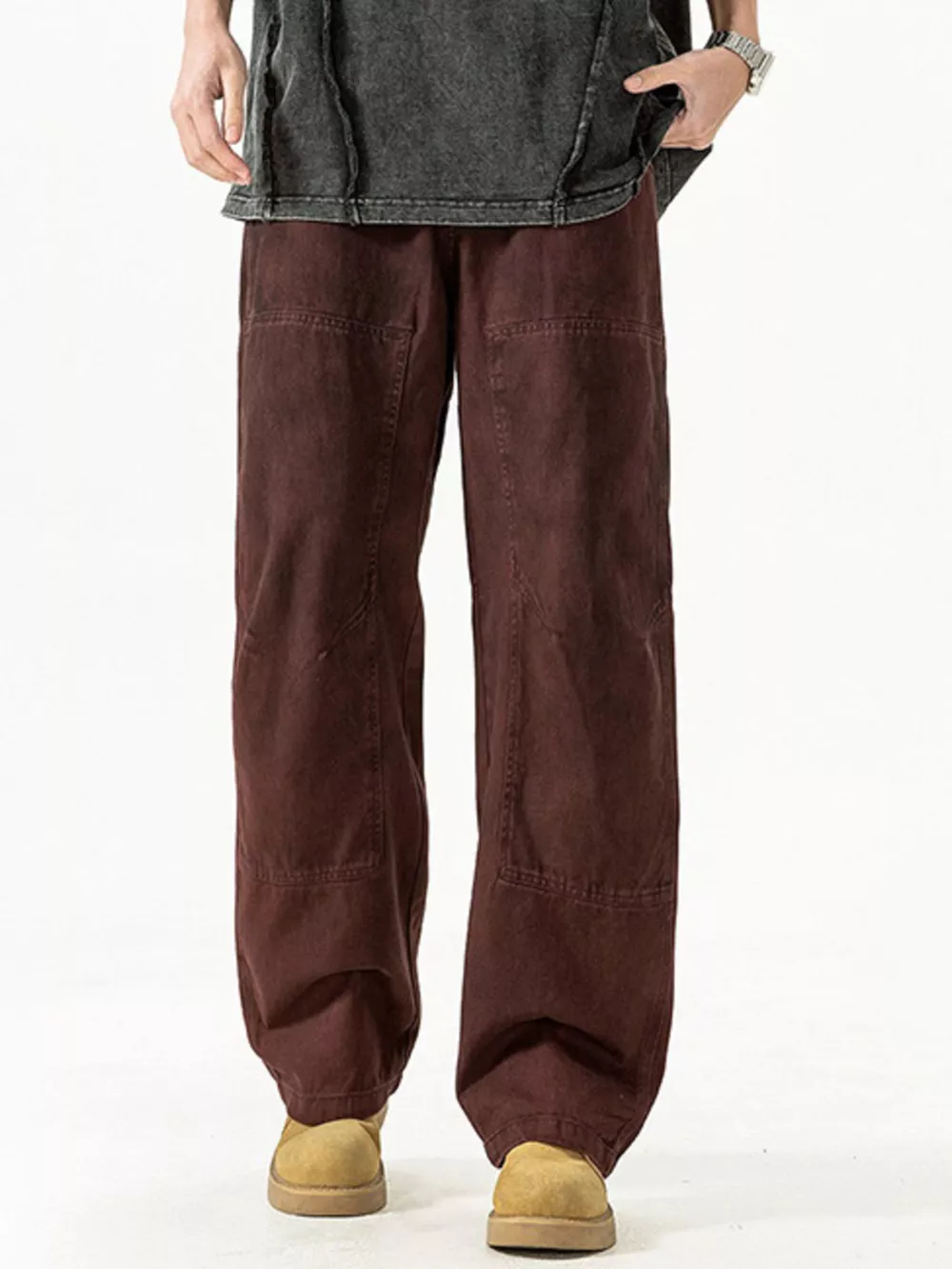 Men's Plus Size Loose Fit Casual Pants, image 2