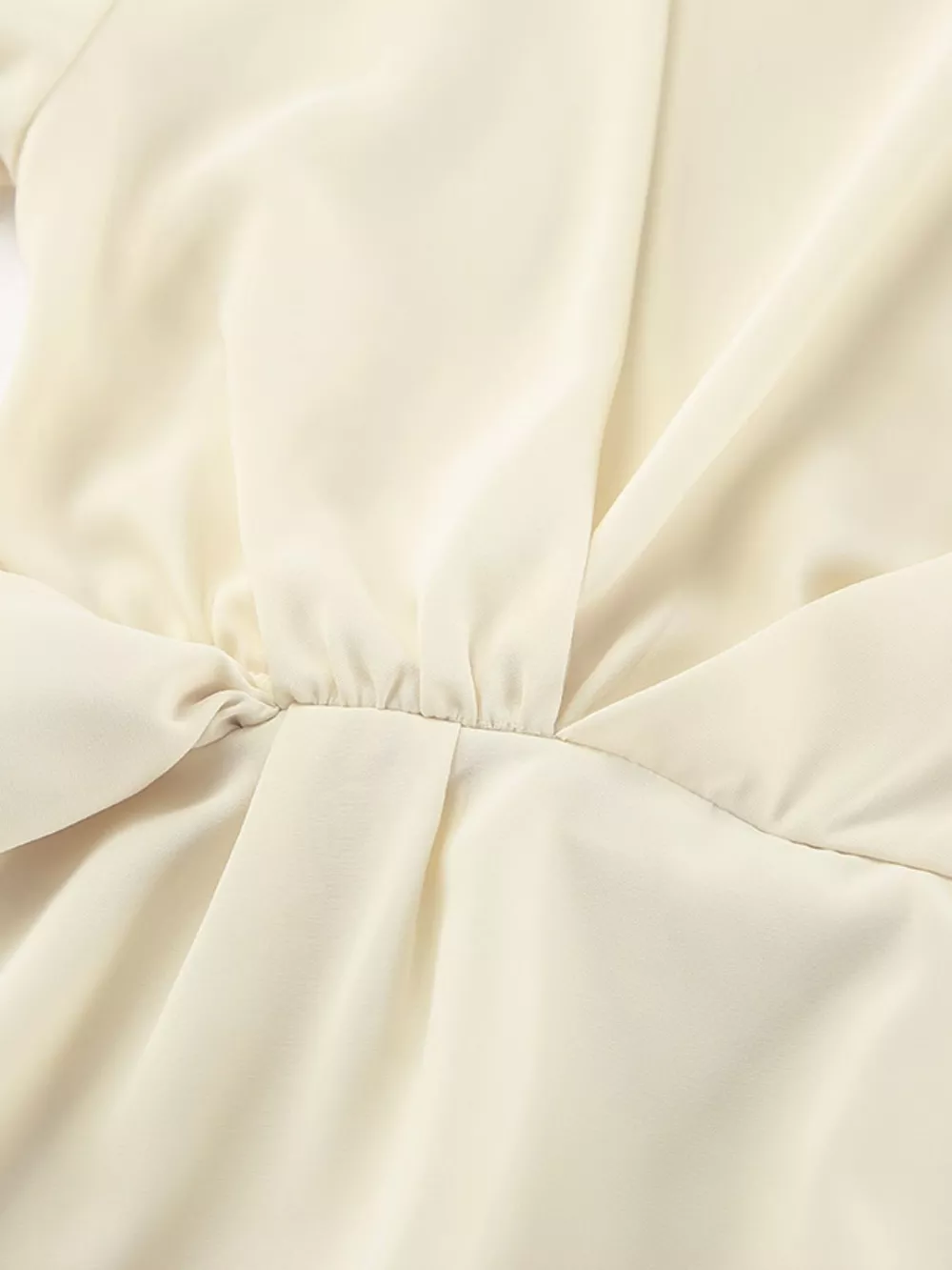 Ruched Mock Neck Long Sleeve Blosue, image 11