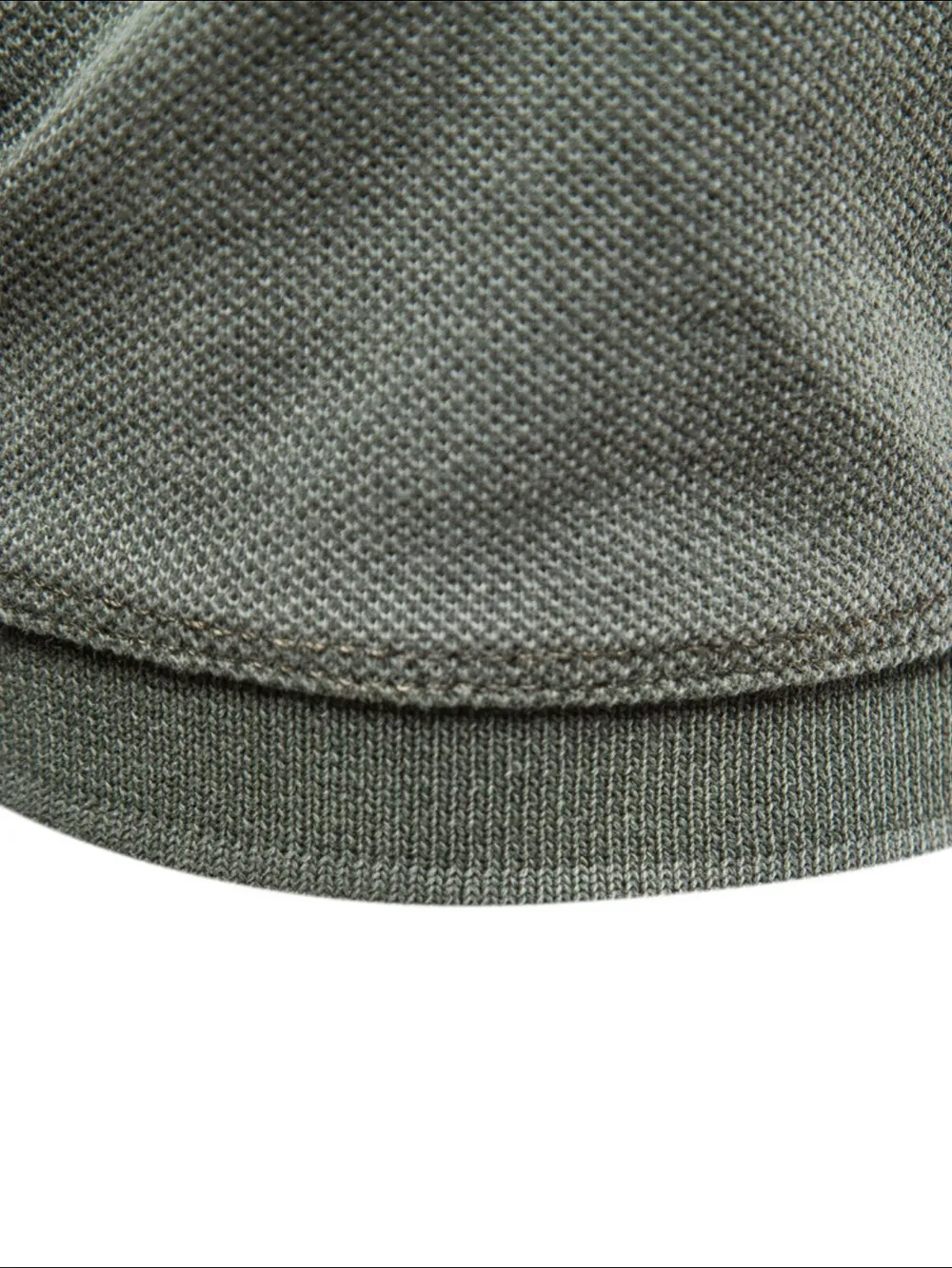 Men's Collared Neck Button Detail Short Sleeve Polo, image 5
