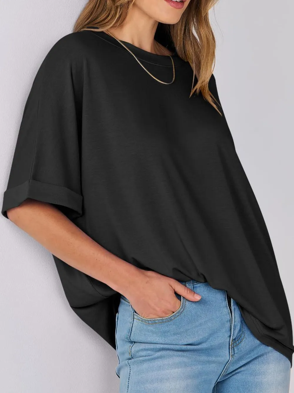 Round Neck Half Sleeve T-Shirt, image 10
