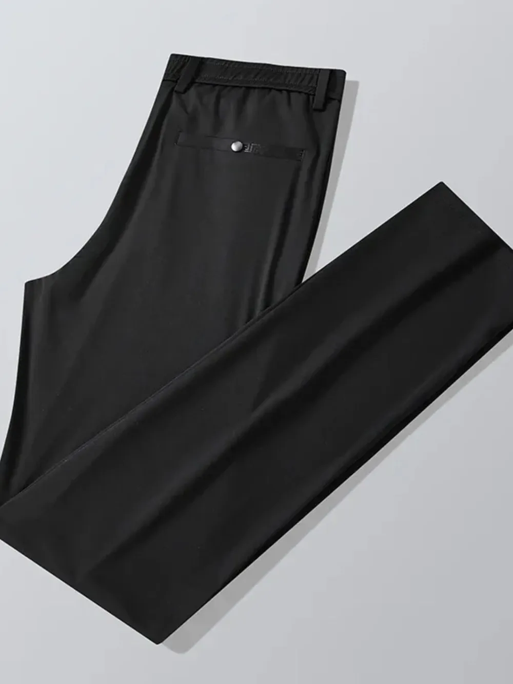 Men's Plus Size Slim Fit Pants with Pockets, image 5