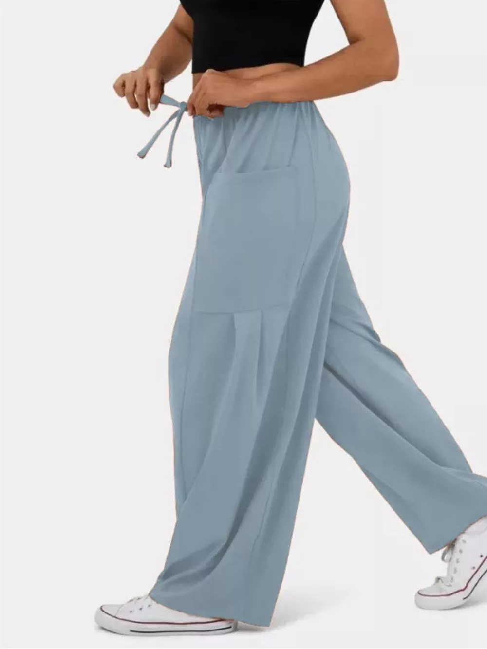 Relaxed Fit Drawstring Pants, image 8