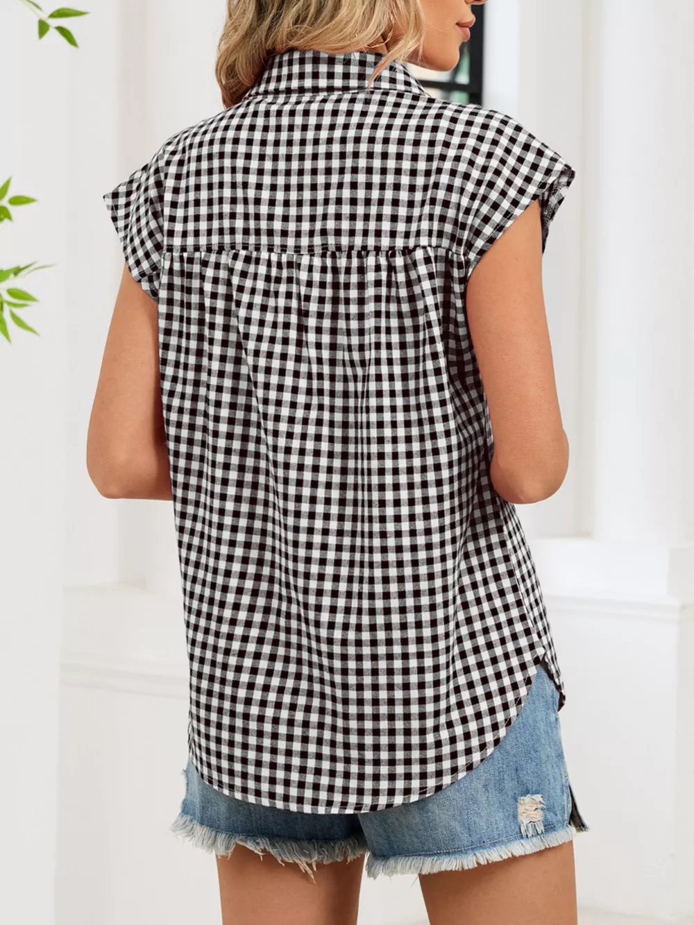 Gingham Button-Down Shirt, image 15