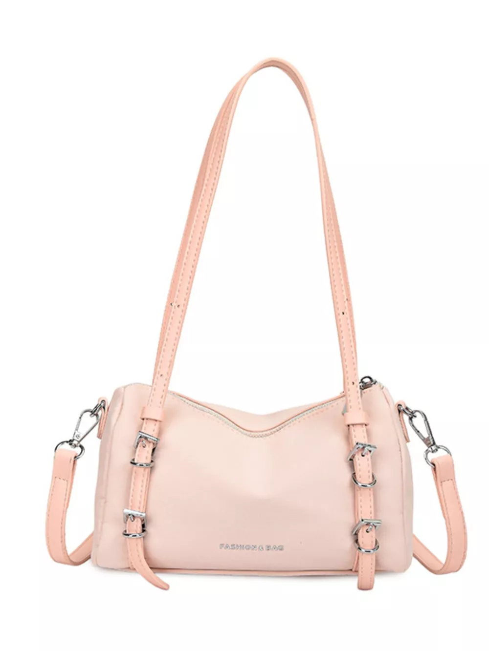 Buckle Detail Shoulder Bag, image 8