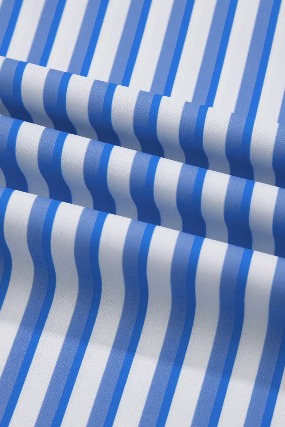 Stripe Drawstring Elastic Waist Patch Pocket Wide Leg Ankle-length Pants, image 9