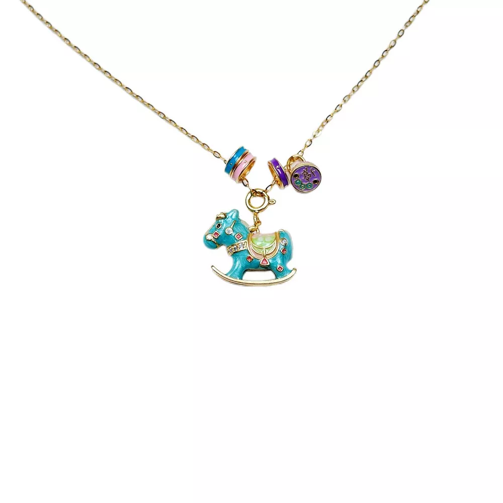 Rocking Horse Pendant Necklace, image 5