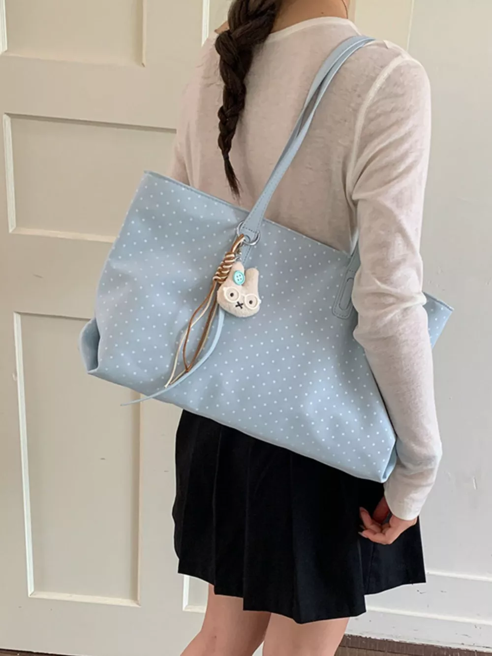 Polka Dot Shoulder Bag, image 6