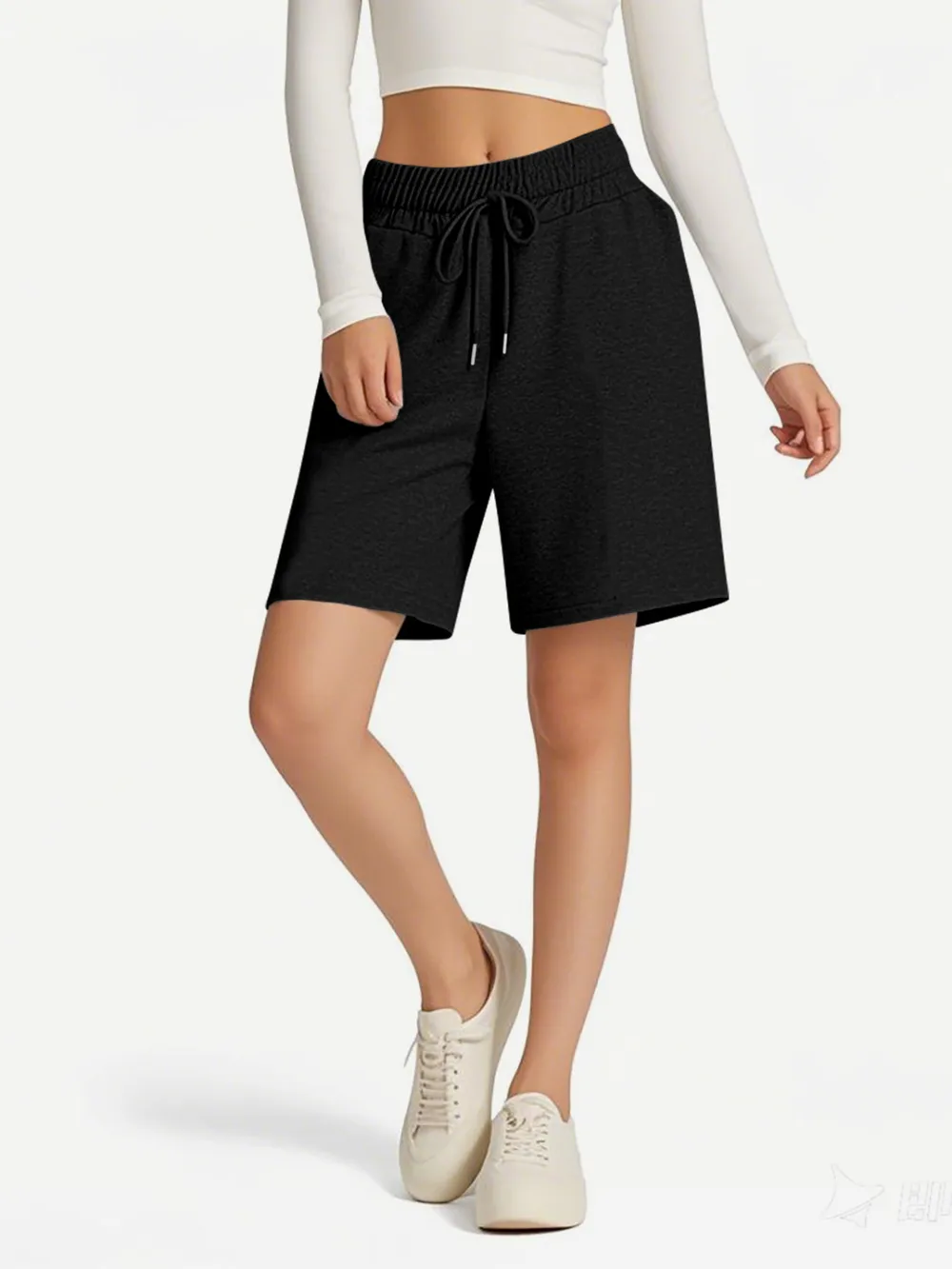 Drawstring Shorts with Pockets, image 10