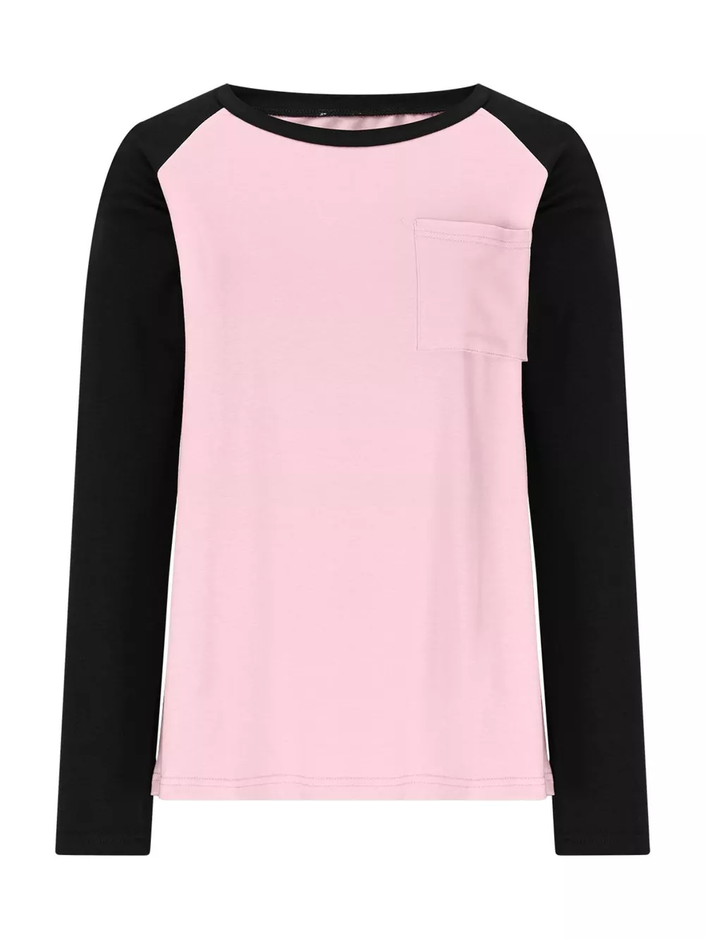 Round Neck Raglan Sleeve T-Shirt with Pocket, image 7