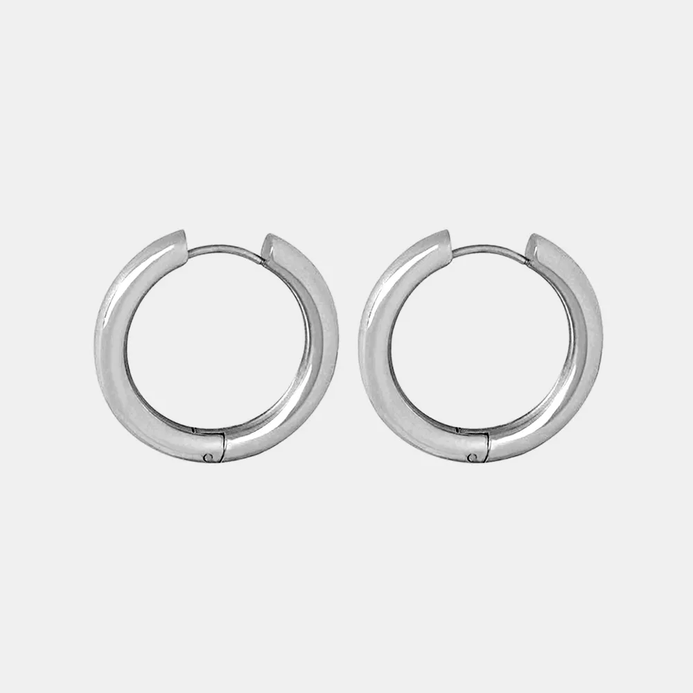 18K Gold-Plated Huggie Earrings, image 9