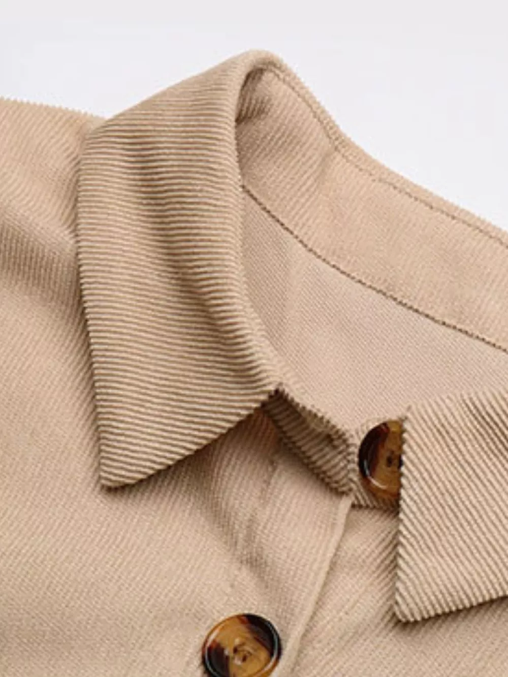 Button-Front Tie Waist Shirt Dress, image 8