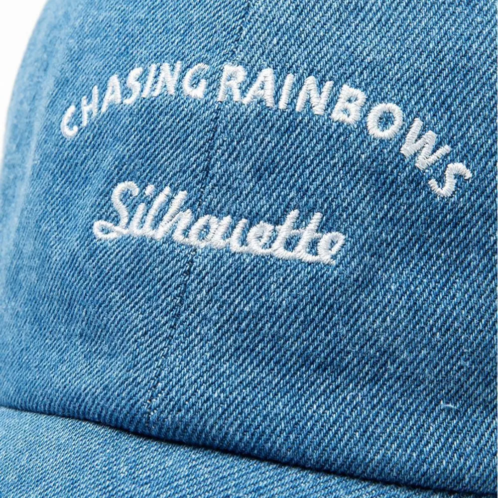 Embroidered Denim Baseball Cap, image 4