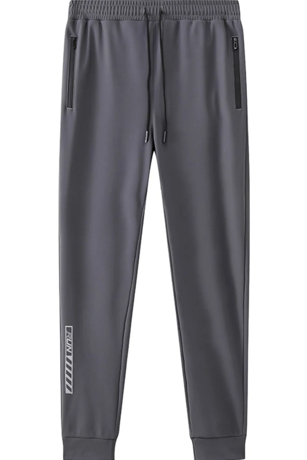 Men's Plus Size Drawstring Joggers with Pockets, image 2