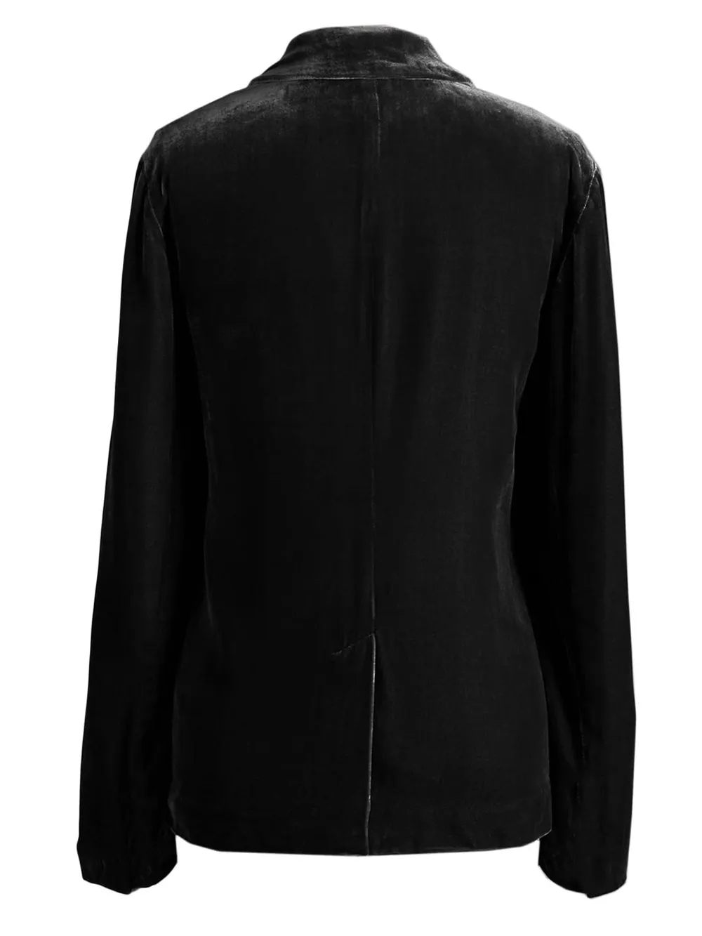 Pocketed Button Up Lapel Collar Blazer, image 5