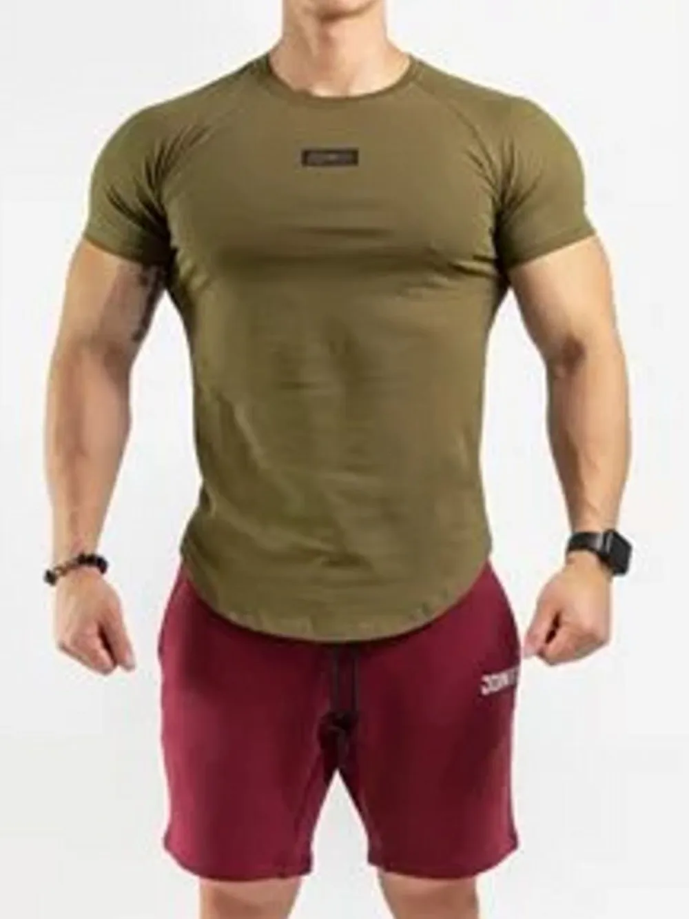 Men's Round Neck Short Sleeve T-Shirt, image 3