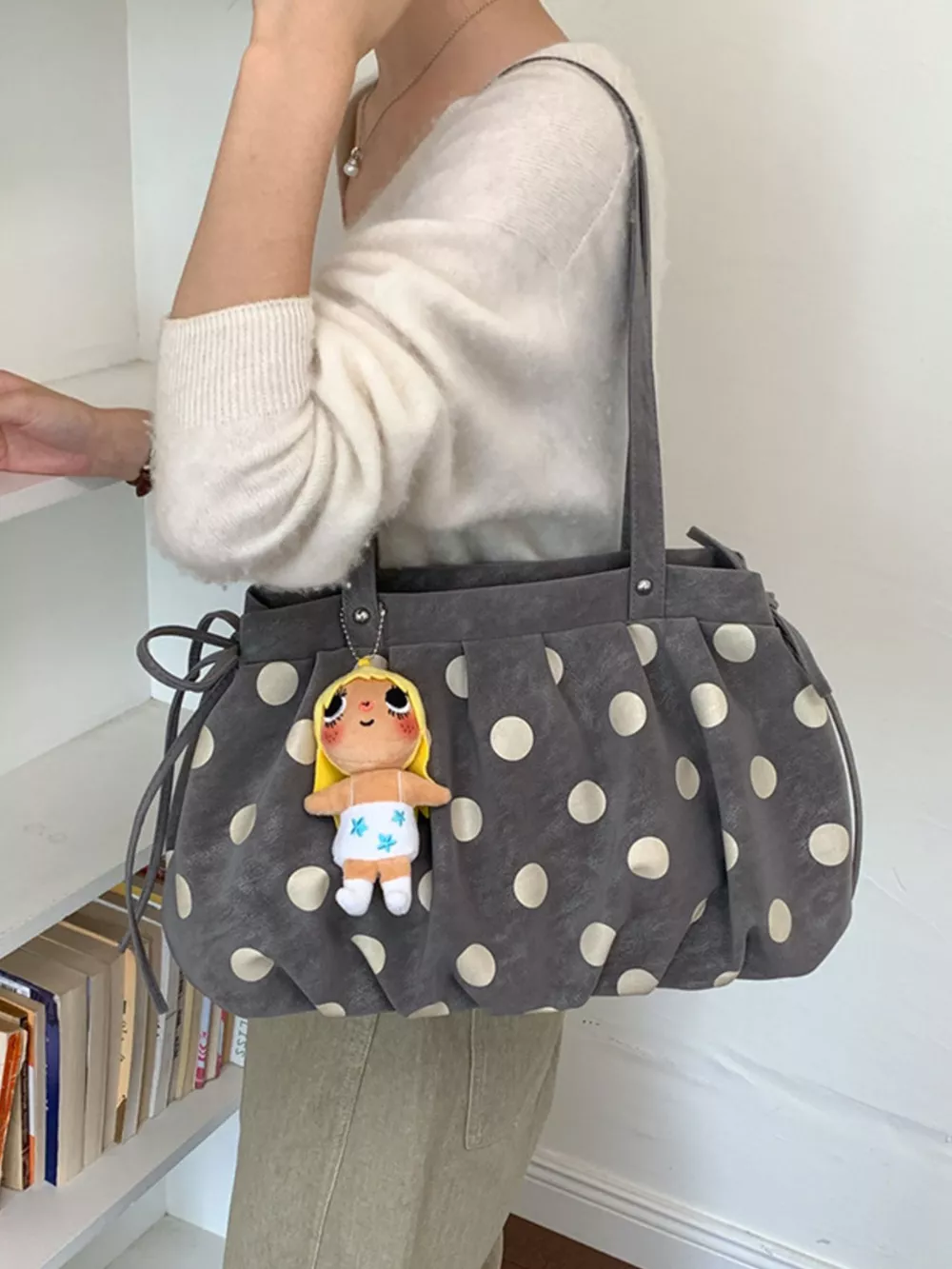 Polka Dot Shoulder Bag, image 9