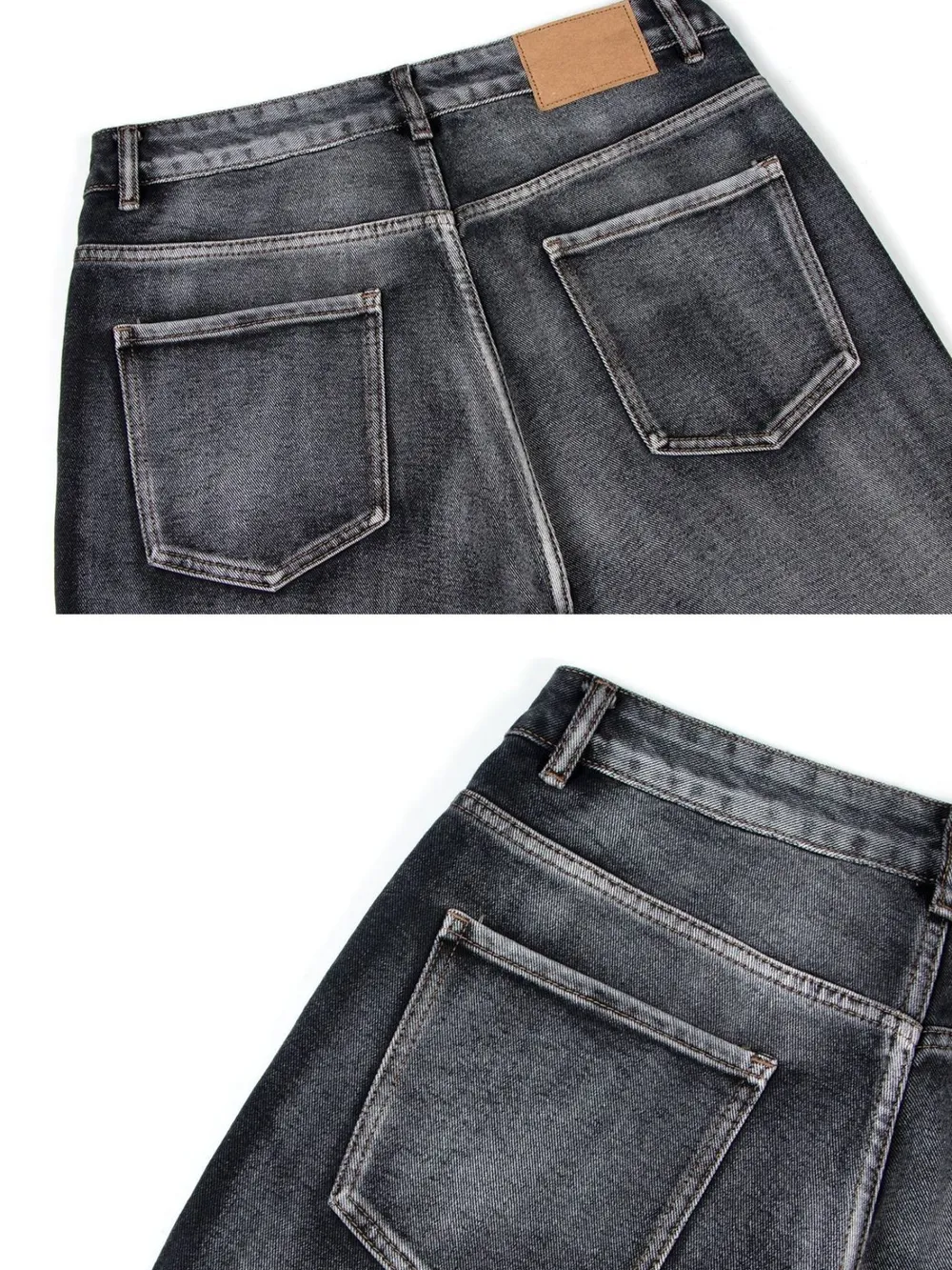 Men's Distressed Wide-Leg Jeans, image 5