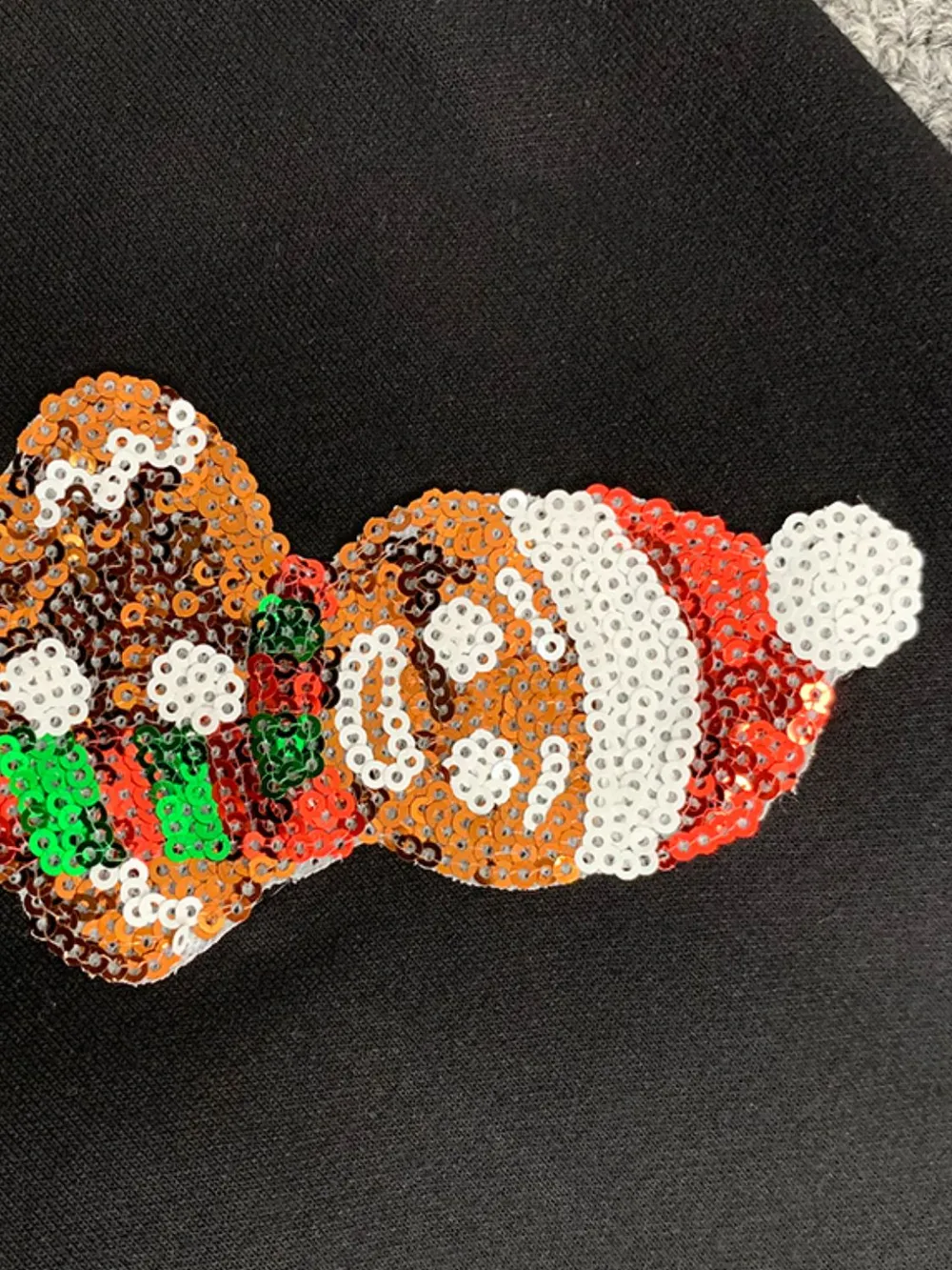 Sequin Gingerbread Man Long Sleeve Sweatshirt, image 5