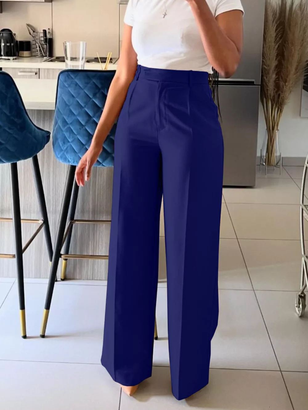 High-Waisted Wide-Leg Pants, image 7