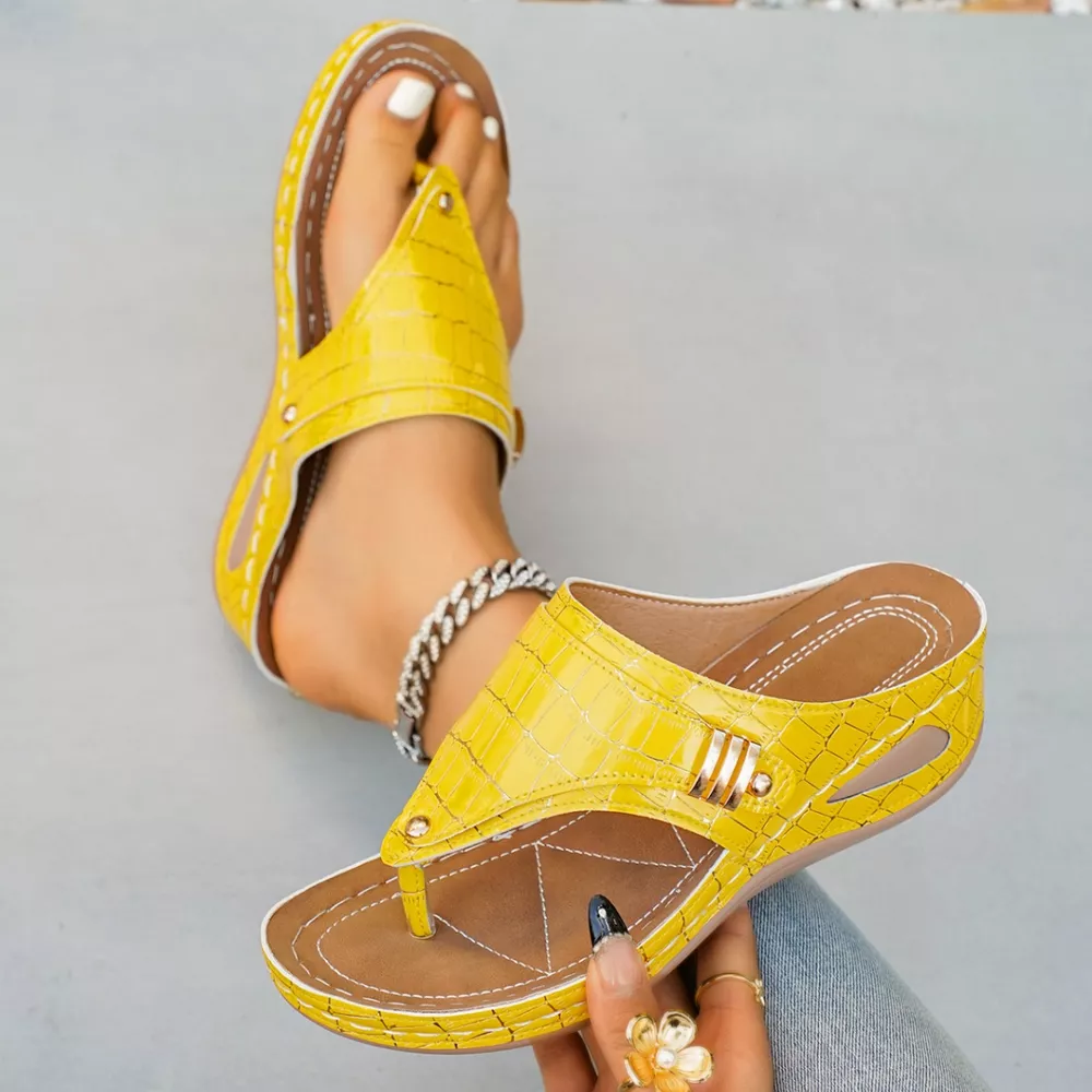 Toe Post Wedge Sandals, image 18