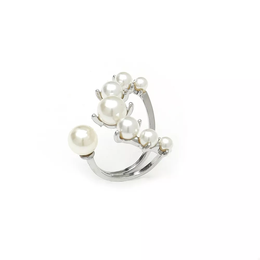Alloy Pearl Open Ring, image 5