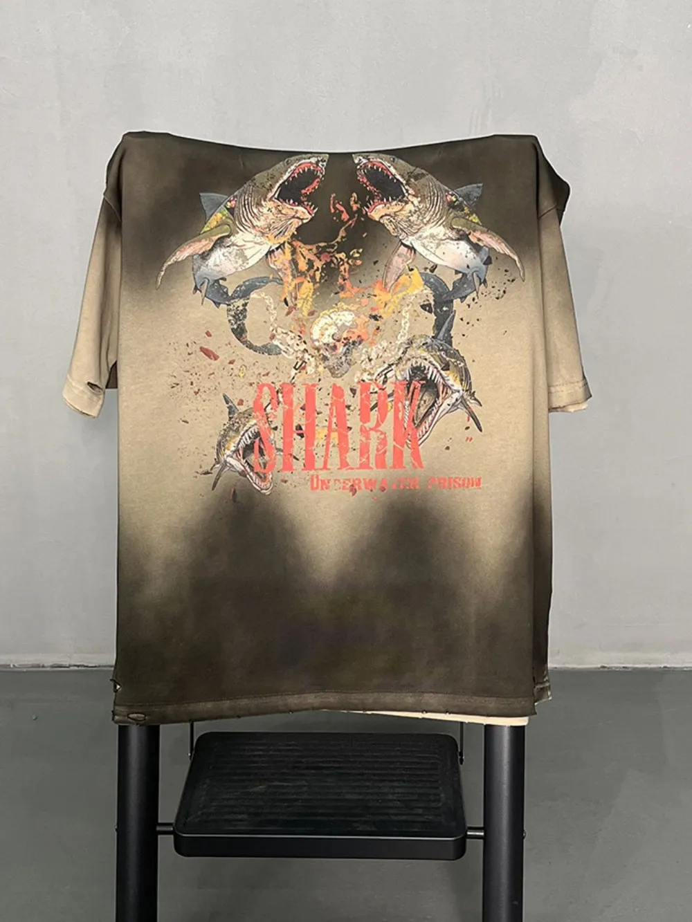 Men's Graphic Round Neck Half Sleeve T-Shirt, image 4