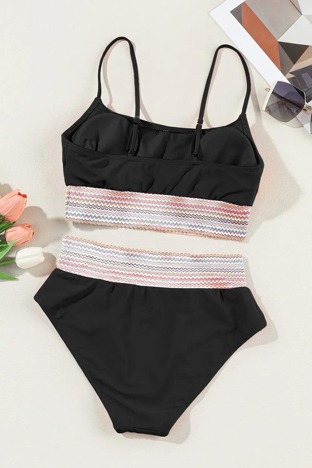 Scoop Neck Spaghetti Strap Two-Piece Swim Set, image 8