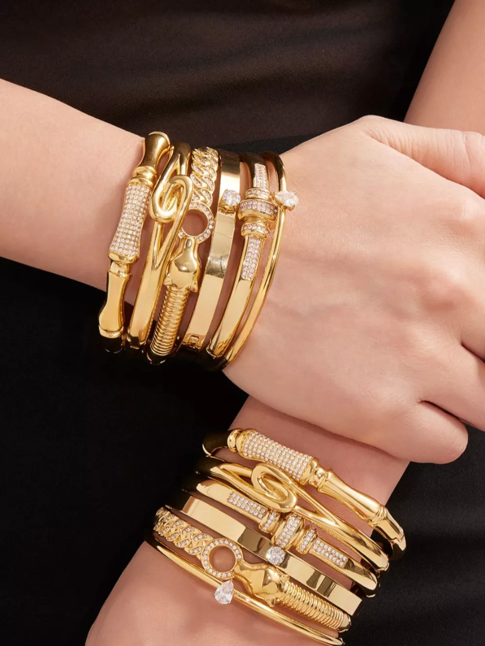 18K Gold-Plated Zircon Bracelet, image 8