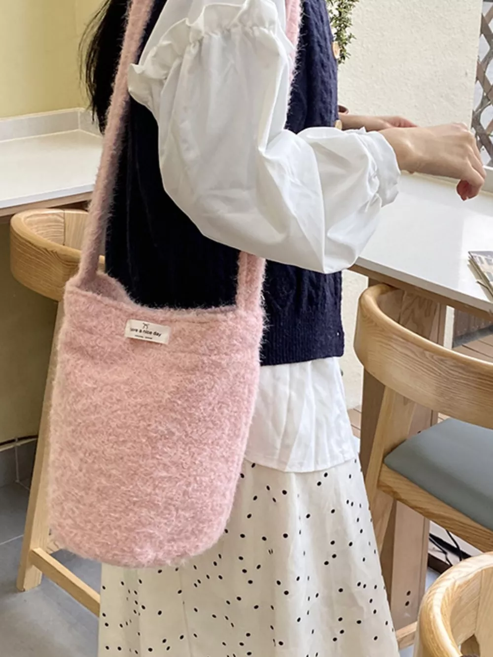 Soft Knit Crossbody Bag, image 4