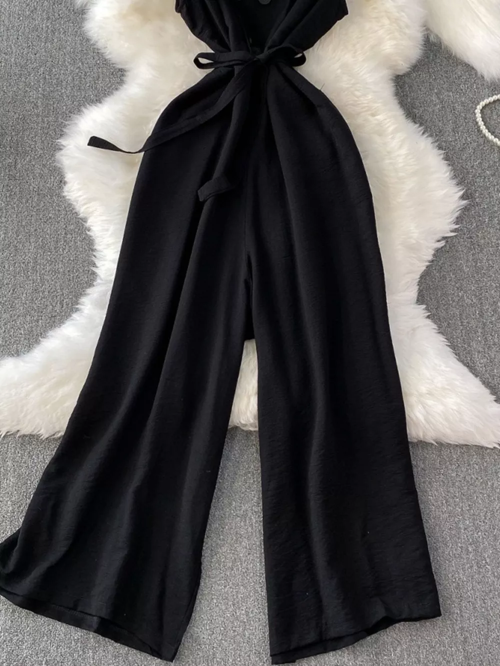 Sleeveless Wide Leg Jumpsuit, image 5