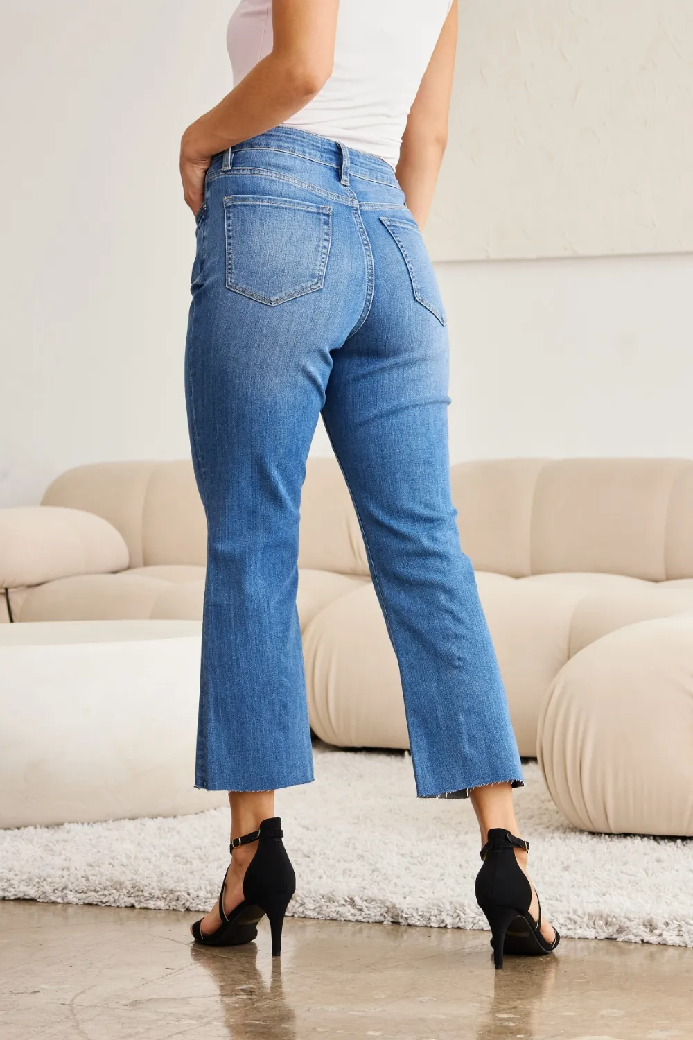 Mini Mia Full Size Tummy Control High Waist Jeans, image 9