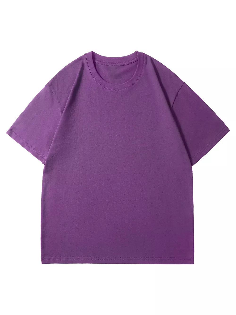 Men's Full Size Classic Crew Neck Solid Color T-Shirt Plus Size, image 15