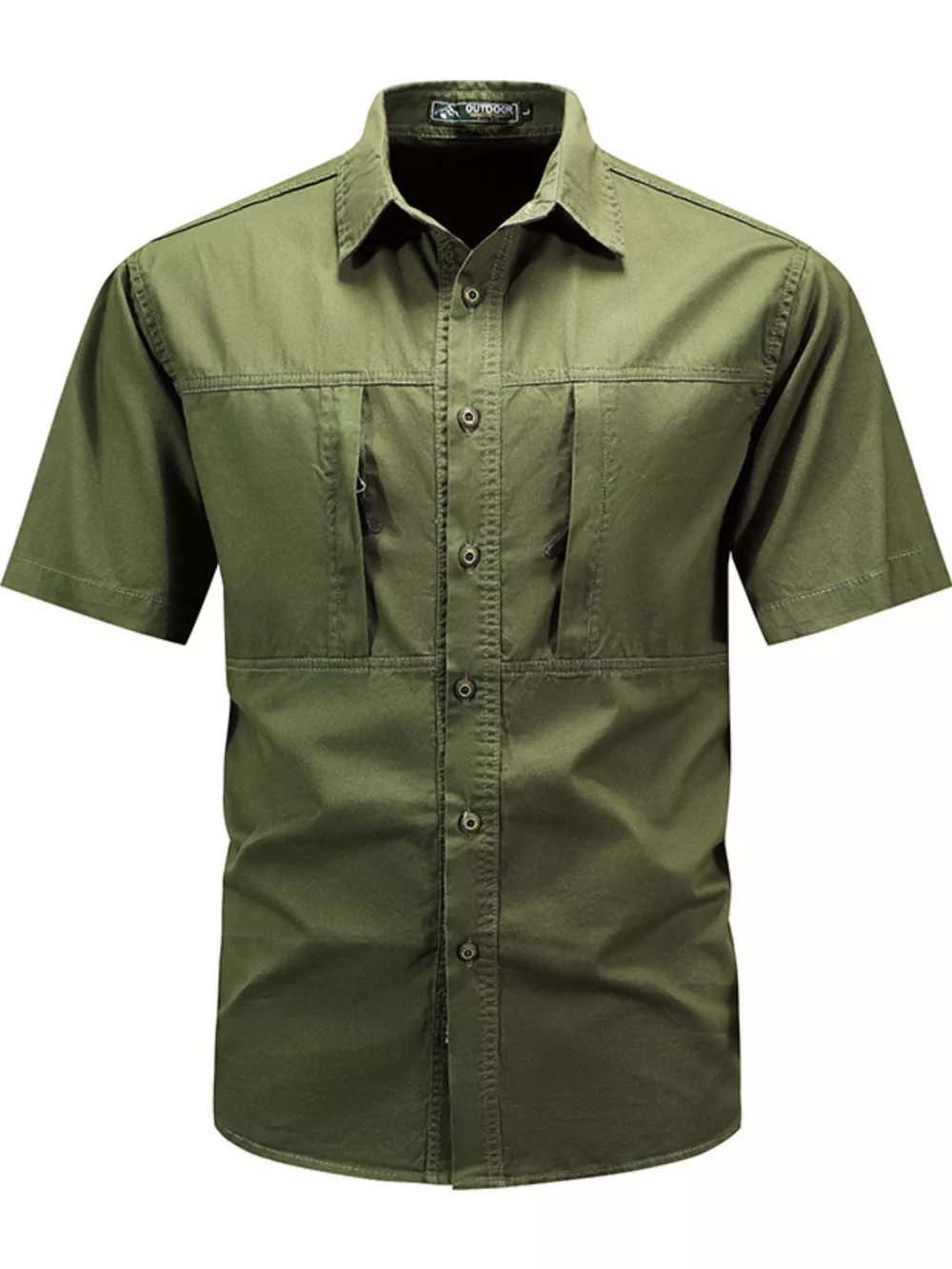 Men's Plus Size Casual Short Sleeve Shirt, image 4