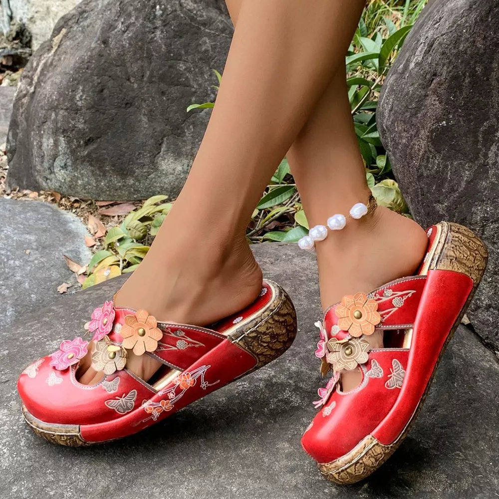 Round Toe Platform Sandals, image 4