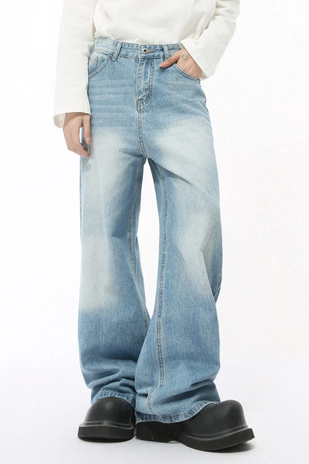 Men's Cat's Whisker Wide Leg Jeans, image 6