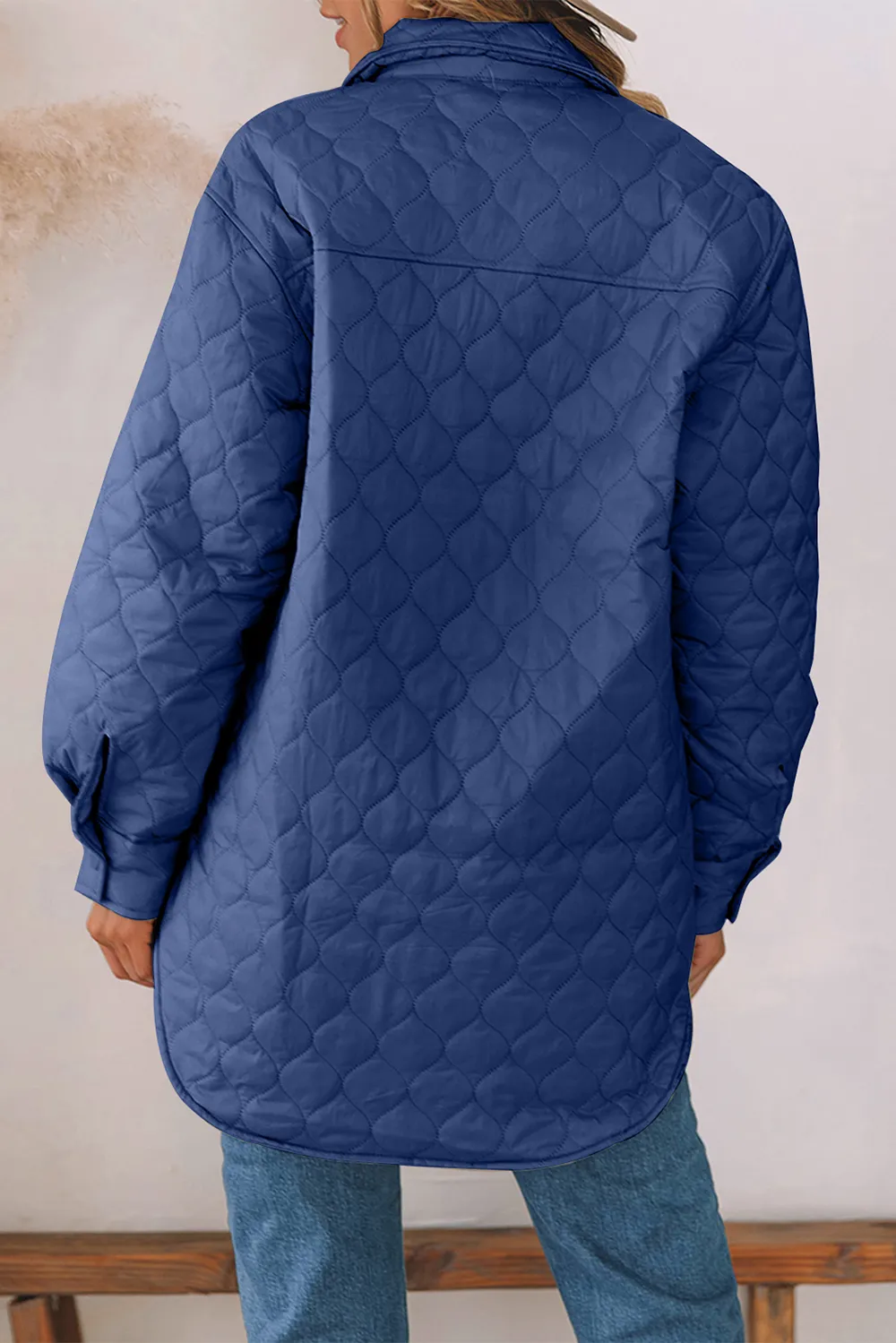 Snap Down Collared Winter Coat, image 13