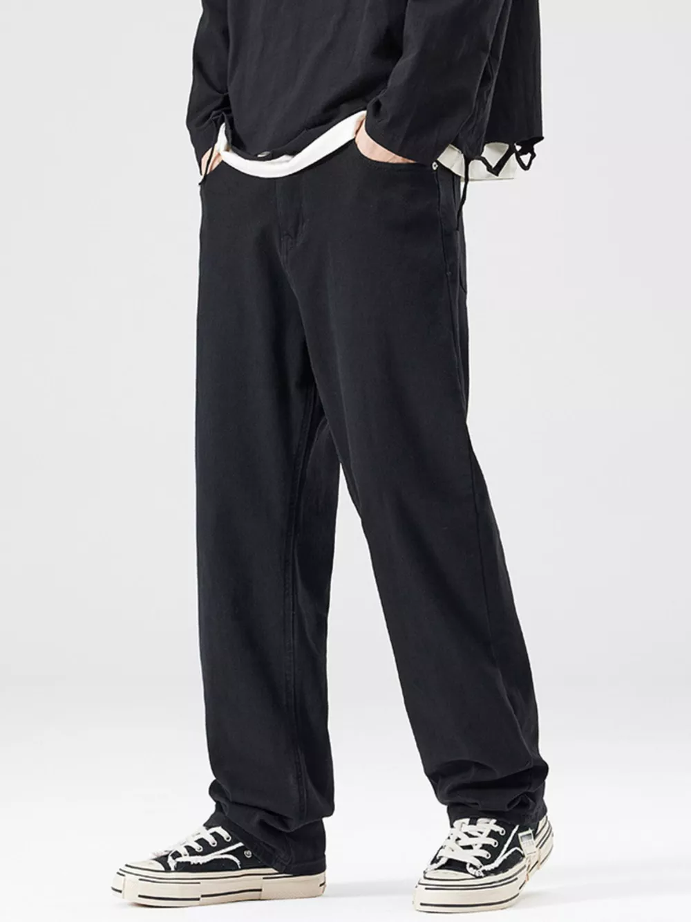 Men's Full Size Wide Leg Jeans Plus Size, image 3