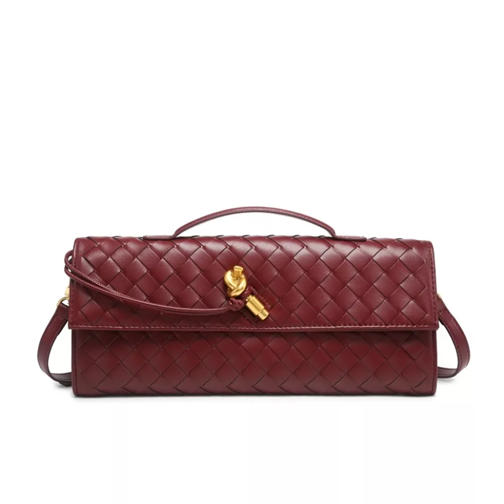 Woven Leather Wristlet, image 3