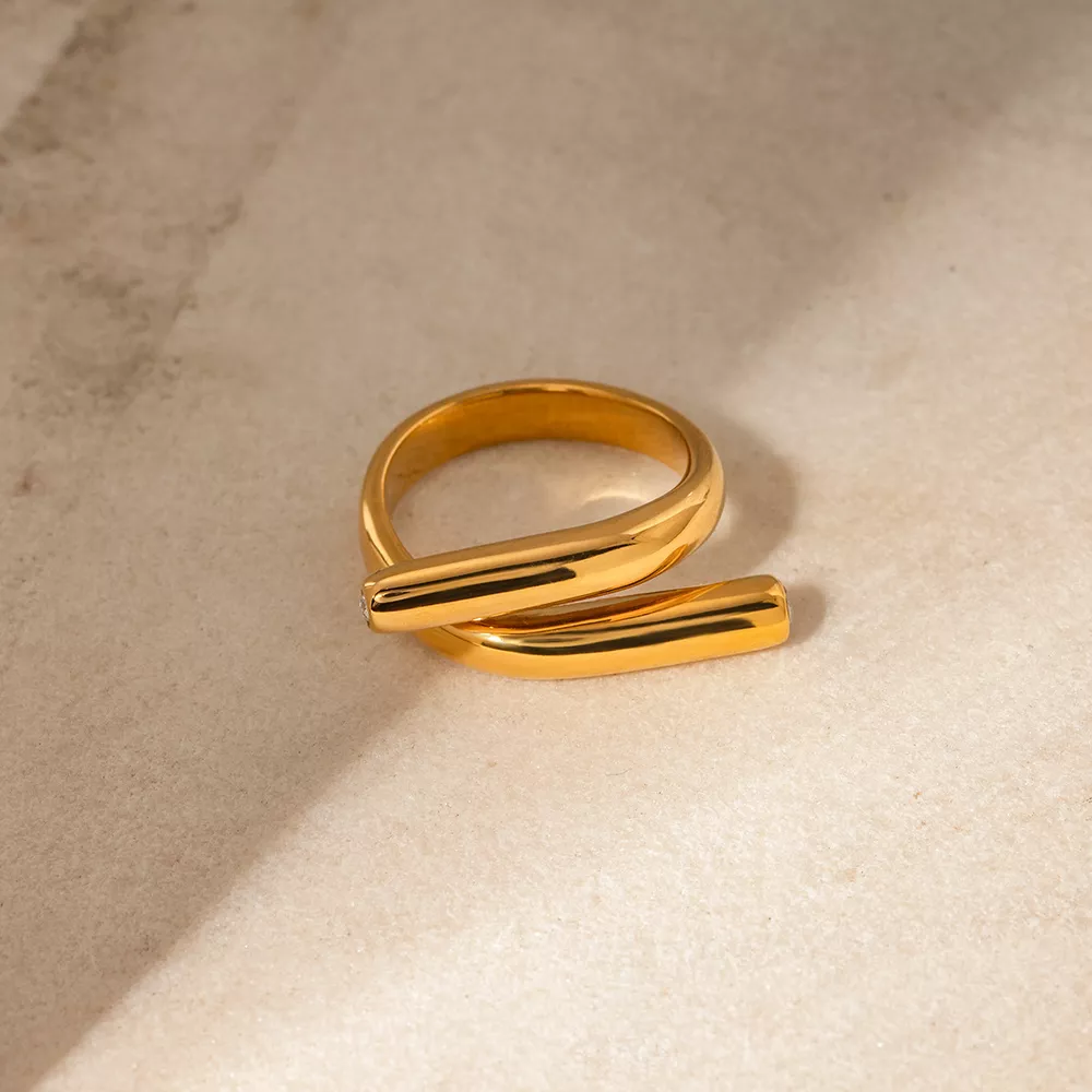 Stainless Steel Bypass Ring, image 7