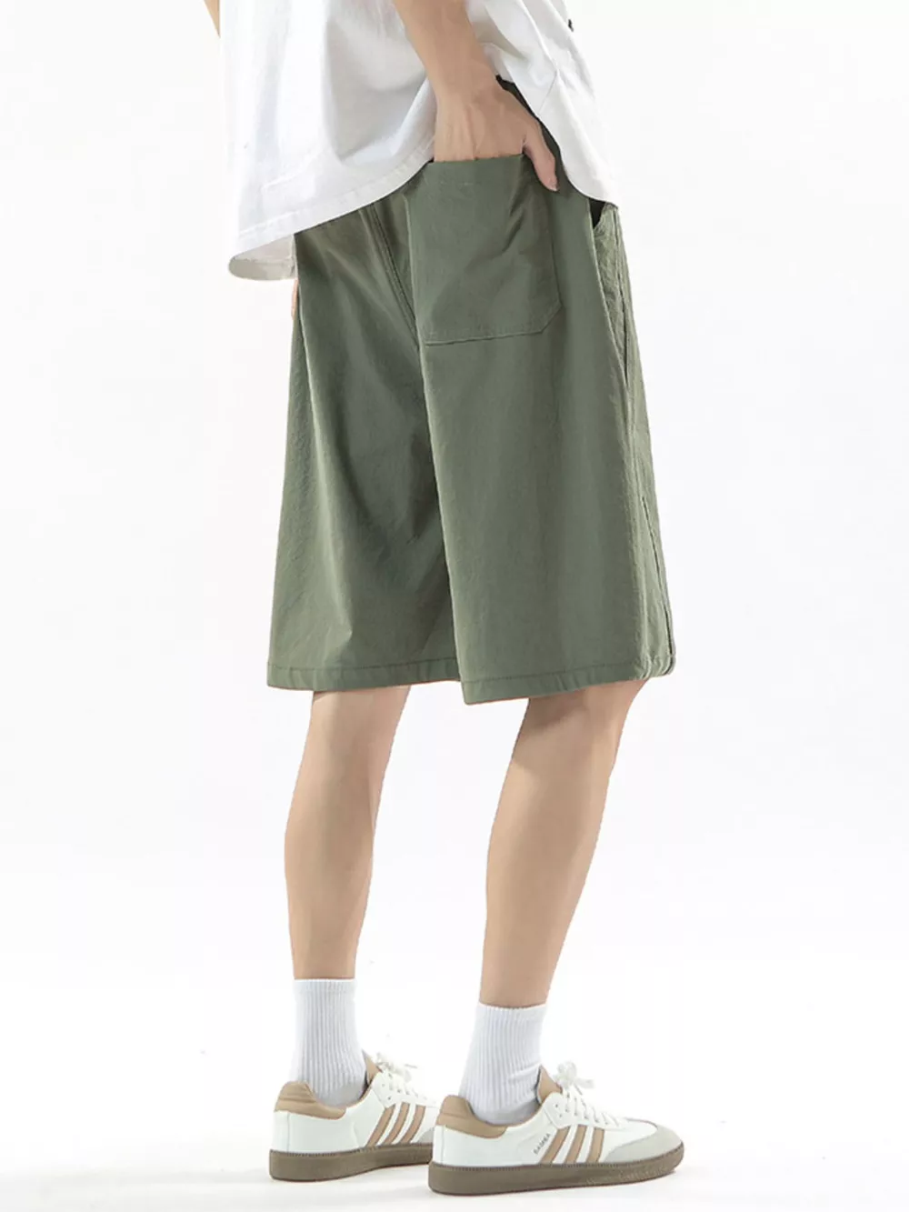 Men's Full Size Drawstring Casual Loose-Fit Pants Plus Size, image 8