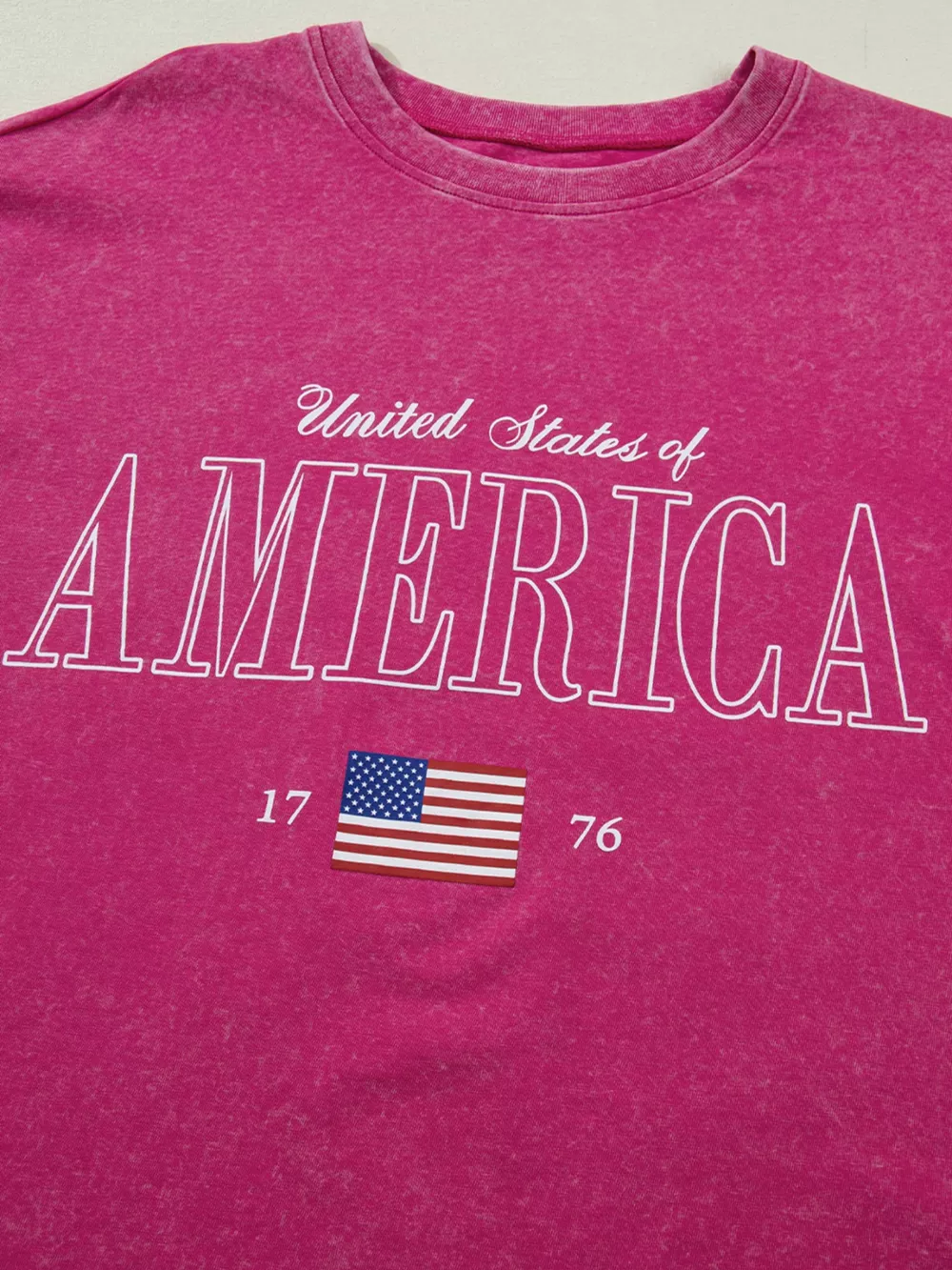AMERICA 1776 Graphic Mineral Wash Cotton Tee, image 8