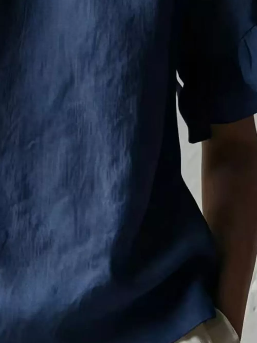 Full Size Elegant Ruffle-Neck Short Sleeve Blouse Plus Size, image 24