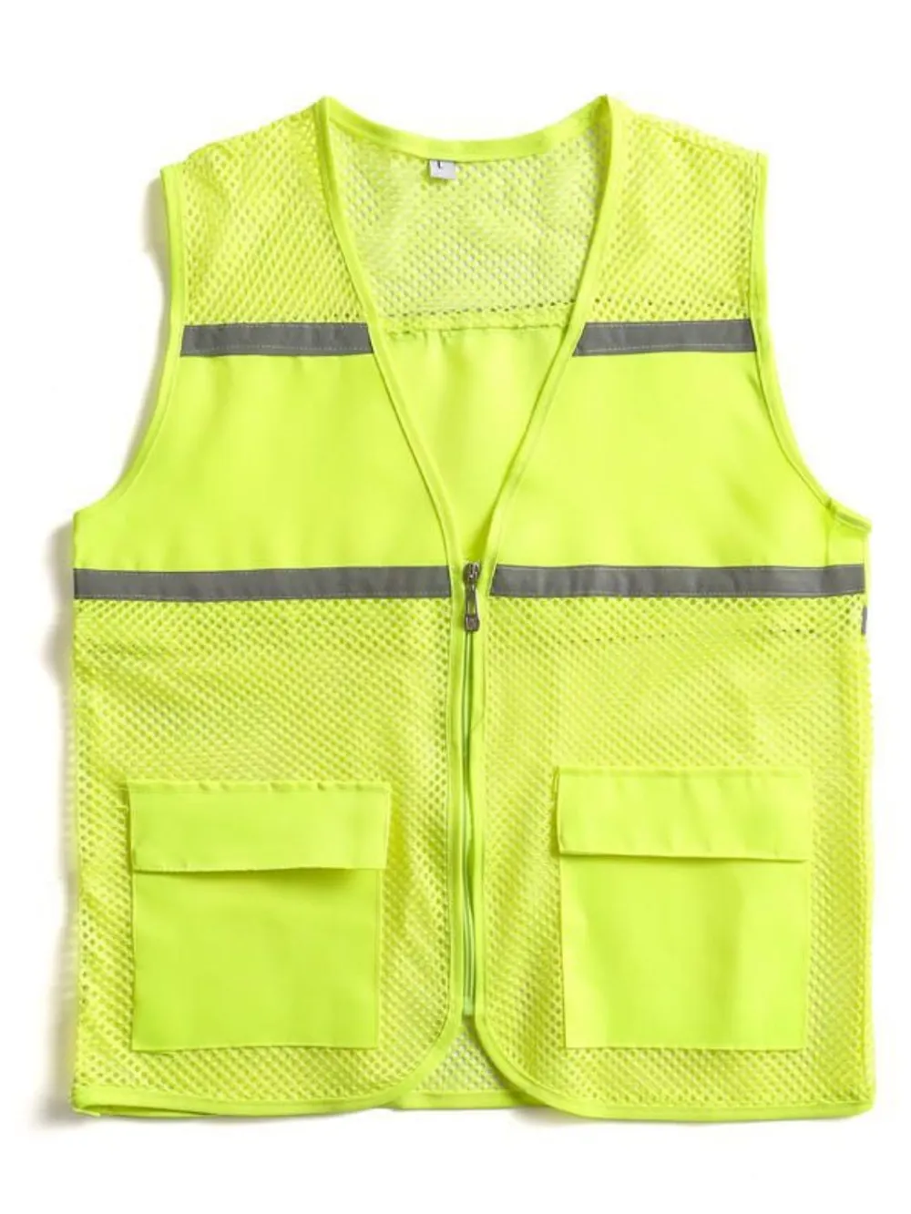 Men's Plus Size Mesh Zip Up Vest, image 7